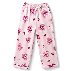 Pine Kids Cotton Knit Half Sleeves Heart Printed Co-Ords Shirt & Pajama Night Suit - Pink