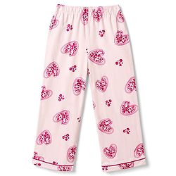 Pine Kids Cotton Knit Half Sleeves Heart Printed Co-Ords Shirt & Pajama Night Suit - Pink