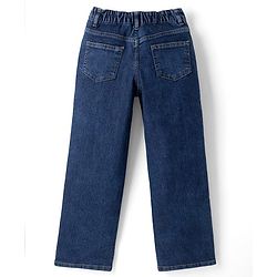 Pine Kids Denim Full Length Solid Jeans in Blue