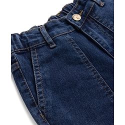 Pine Kids Denim Full Length Solid Jeans in Blue