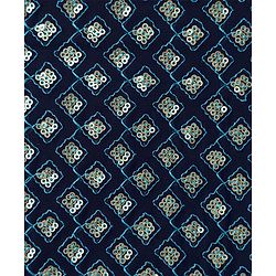Pine Kids Georgette Woven Half Sleeves Floral Sequinned Choli & Lehenga Set With Dupatta - Navy Blue