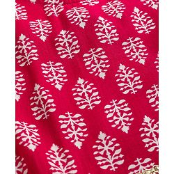 Pine Kids Rayon Woven Sleeveless Bandhani Printed Top Pant Set with Ethnic Jacket - Dark Pink