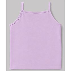 Pine Kids Cotton Lycra Knit Sleeveless Solid Slips With Bow Applique Pack Of 3 - Purple Pink & White