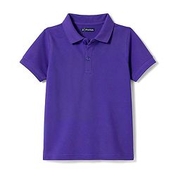 Pine Kids Cotton Knit Half Sleeves Solid Polo T-Shirt - Brown