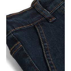 Pine Kids Denim Woven Full Length Solid Jeans - Navy Blue