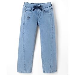 Pine Kids Woven Full Length Denim Jeans - Blue