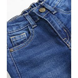Pine Kids Denim Full Length Distressed & Washed Jeans - Blue