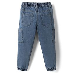 Pine Kids Denim Woven Full Length Jeans - Blue