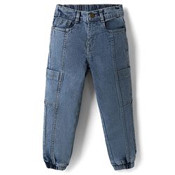 Pine Kids Denim Woven Full Length Jeans - Blue