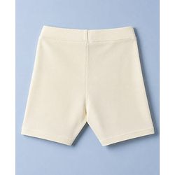 Pine Kids Cotton Lycra Knit Above Knee Length Cycling Shorts Assorted Pack of 3 - Red White & Black