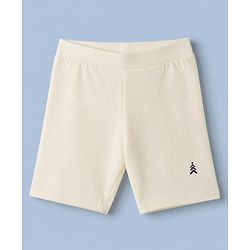 Pine Kids Cotton Lycra Knit Above Knee Length Cycling Shorts Assorted Pack of 3 - Red White & Black
