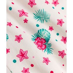 Pine Kids Cotton Elastane Knit Floral Printed Bloomers Pack of 3 - Pink Green  & White