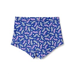 Pine Kids Cotton Elastane Knit Leaves Printed Bloomers Pack Of 3 - Pink Blue & White