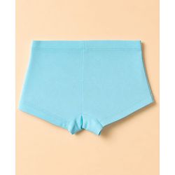 Pine Kids Cotton Elastane Knit Hearts Printed Panties Pack of 3 - Light Blue
