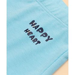Pine Kids Cotton Elastane Knit Hearts Printed Panties Pack of 3 - Light Blue