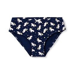 Pine Kids Cotton Elastane Knit Unicorn Printed Panties Pack Of 3 - Navy & Light Blue