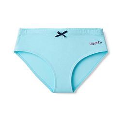 Pine Kids Cotton Elastane Knit Unicorn Printed Panties Pack Of 3 - Navy & Light Blue
