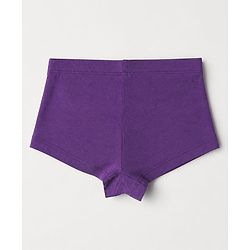 Pine Kids Cotton Elastane Knit Panties With Bow Detailing Pack of 3 - Purple & Peach