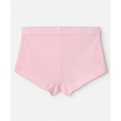 Pine Kids Cotton Elastane Knit Panties With Bow Detailing Pack of 3 - Purple & Peach