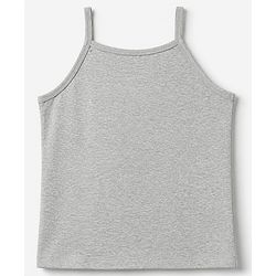 Pine Kids Cotton Lycra Knit Sleeveless Solid Slips Pack of 3 - Pink Red Grey