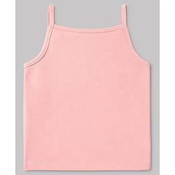 Pine Kids Cotton Lycra Knit Sleeveless Solid Colour Slips Pack of 3 - Pink Aqua & Lavender