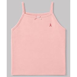 Pine Kids Cotton Lycra Knit Sleeveless Solid Colour Slips Pack of 3 - Pink Aqua & Lavender