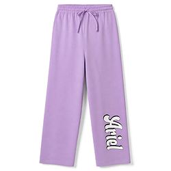 Pine Kids Disney 100% Cotton Single Jersey Knit Full Sleeves T-Shirt & Pajama Night Suit with Call Me on My Shell Phone Text & Ariel Graphic Print - Light Green, Purple