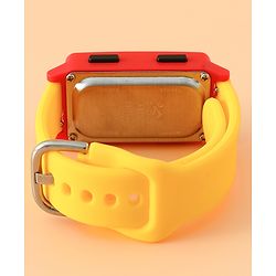 Pine Kids Rectangle Digital Watch - Yellow