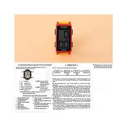 Pine Kids Rectangle Digital Watch - Yellow