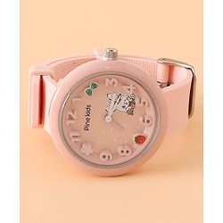 Pine Kids Free Size Analog Watch - Pink