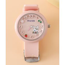Pine Kids Free Size Analog Watch - Pink