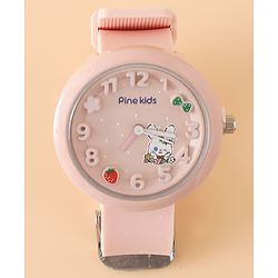 Pine Kids Free Size Analog Watch - Pink