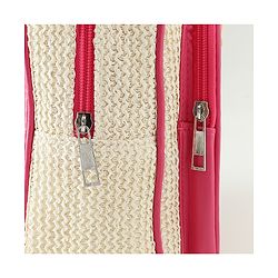 Pine Kids Fashion Backpacks with Floral Applique - PInk