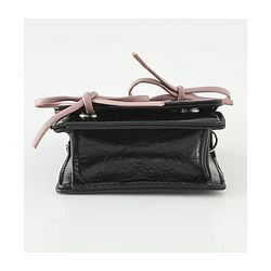 Pine Kids Free Size Sling Bag with Bow Applique - Black