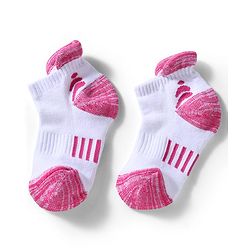 Pine Active Cotton Lycra Knit Terry Breathable Ankle Length Athletic Socks Pack of 3 - White, Red & Light Blue