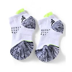 Pine Active Cotton Lycra Knit Terry Breathable Ankle Length Athletic Socks Pack of 3 - White, Grey & Black
