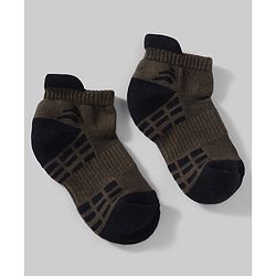 Pine Active Cotton Lycra Knit Terry Breathable Ankle Length Athletic Socks Pack of 3 - White, Black & Light Blue