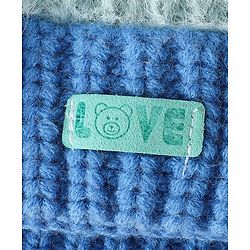 Pine Kids Woollen Cap with Pom Pom & Knot Pink - Diameter 25 cm