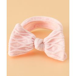 Pine Kids Free Size Hair Rubber Bands With Bow Applique Pack of 6 - Multicolor