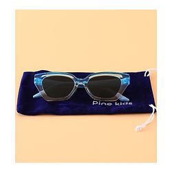 Pine Kids 13 cm Baby Sunglasses Lightweight Frame Boy - Blue