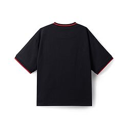 Pine Kids Marvel Single Jersey Knit Half Sleeves T-Shirt with Spiderman Print - Black