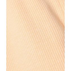 Pine Kids Cotton Mix Knit Ribbed Full Length Thermal Pant - Peach