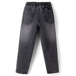 Pine Kids Full Length Denim Washed Jeans - Black