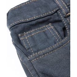 Pine Kids Denim Woven Full Length Jeans With Cargo Pockets in Navy Blue
