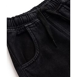 Pine Kids Denim Jeans Full Length Cargo Fit in Black