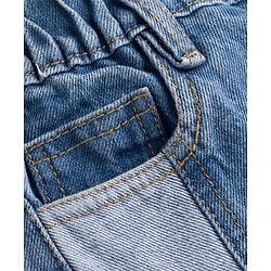 Pine Kids Denim Woven Full Length Solid Jeans - Blue
