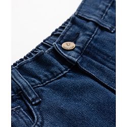 Pine Kids Cotton Blend Denim Woven Full Length Solid Jeans - Blue