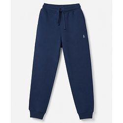 Pine Kids Cotton Knit Full Length Solid Lounge Pants Pack Of 3 - Navy Blue, Grey & Maroon