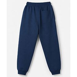 Pine Kids Cotton Knit Full Length Solid Lounge Pants Pack Of 3 - Navy Blue, Grey & Maroon