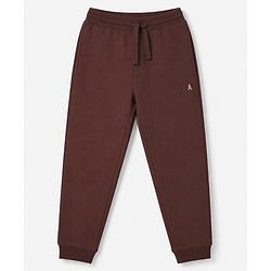 Pine Kids Cotton Knit Full Length Solid Lounge Pants Pack Of 3 - Navy Blue, Grey & Maroon